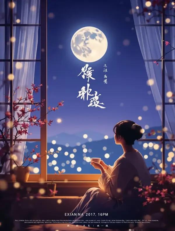 《长夜有风铃》唯美情感短剧封面